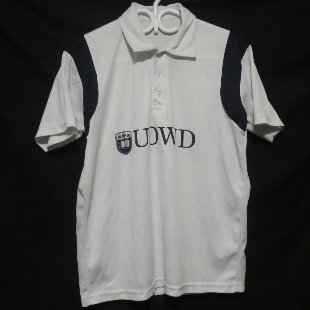 Official UDWD | UNIVERSITY OF WOLLONGONG IN DUBAI | medium | White Polo Shirt